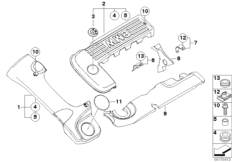 Akustyka silnika (11_7587) dla BMW 5' E39 525d Lim ECE