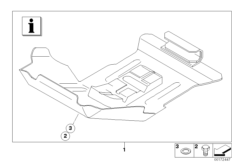 Osłona silnika, aluminium (77_0044) dla BMW G 450 X (0145) ECE