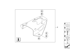 Kpl. pomostu bagażowego (77_0189) dla BMW G 450 X (0145) ECE