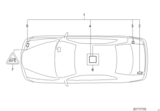 Zestaw doposażenia - autoalarm (03_0968) dla BMW 7' E38 750iL Lim USA
