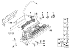 Schowek na rękawiczki z pod. powietrzną (51_5125) dla BMW 6' E64 LCI 635d Cab ECE