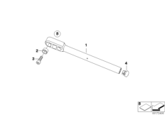 Kierownica (32_1784) dla BMW HP2 Sport (0458, 0468) ECE