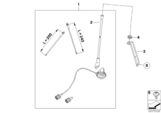 Funkantenne Bundesinnenministerium (65_1896) dla BMW R 1150 RT 00 (0419,0499) ECE