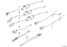 Kabel naprawczy pod. powietrznej (61_1441) dla BMW 3' E46 318i Lim ECE