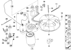 Regulacja poziomu-pod. pneum./sterownik (33_1305) dla BMW X5 E53 X5 4.6is SAV ECE