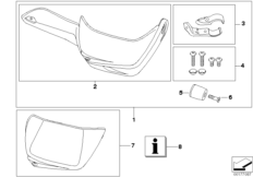 Kpl. osłon dłoni (77_0090) dla BMW R 1200 GS 04 (0307,0317) ECE