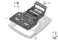 Centrum sterowania dachu Basis (61_3081) dla BMW 7' F01 LCI Hybrid 7 Lim ECE