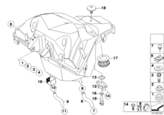 Tłumik szmerów ssania-elementy dod. (13_1213) dla BMW G 650 Xcountry 08 (0141,0151) USA