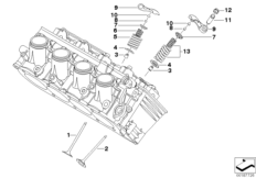 Sterowanie zaworów-wlot/wylot (11_4271) dla BMW K 1300 GT (0538,0539) USA