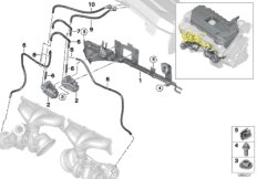 Sterowanie podciśnieniowe-turbospręż. (11_4217) dla BMW 7' F01 740i Lim ECE