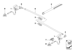 Elem. poj. instalacji spryskiwacza szyb (61_1603) dla BMW Z4 E85 Z4 2.5si Roa ECE