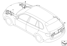 Kabel naprawczy gł. wiązki kabli (61_2475) dla BMW X6 E71 X6 30dX SAC ECE