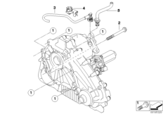 Skrzynia biegów, mocowanie / odpowietrz (27_0039) dla BMW X5 E70 X5 4.8i SAV ECE