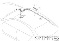 Poduszka powietrzna (72_0459) dla BMW 5' E60 LCI 525i Lim ECE
