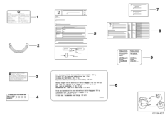 Tabliczka informacyjna (71_0650) dla BMW F 650 CS 02 (0174,0184) ECE