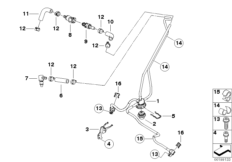 Rozdzielacz paliwa/Regulator ciśnienia (16_0756) dla BMW R 1200 RT 10 (0430,0440) USA