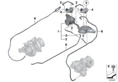 Sterowanie podciśnieniowe-turbospręż. (11_4421) dla BMW 7' F02 LCI 760Li Lim ECE