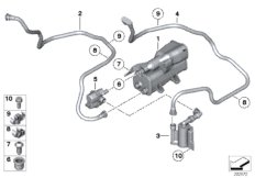 Filtr z węglem aktywnym/Odp. paliwa (16_0758) dla BMW Z4 E89 Z4 35i Roa ECE