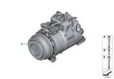 RP sprężarka klimatyzacji (64_2215) dla BMW X5 E70 LCI X5 50iX SAV ECE