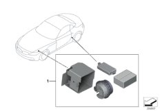 Zestaw doposażenia - autoalarm (03_0950) dla BMW Z4 E89 Z4 20i Roa ECE