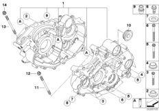 Obudowa silnika, elementy dod. (11_4234) dla BMW G 450 X (0145) ECE