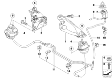 Zawieszenie silnika (22_0131) dla BMW X5 E70 X5 3.0d SAV ECE