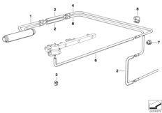 System chłodzenia paliwa (16_0302) dla BMW 7' E32 735i Lim ECE