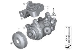 Power steering pump/Adaptive Drive (32_1701) dla BMW X5 E70 X5 3.0d SAV ECE
