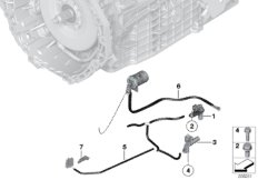 GA7AHSCD Czujniki / wiązka przewodów (24_1156) dla BMW X6 E72 Hybrid Hybrid X6 SAC ECE