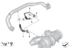 Układ chłodzenia-turbosprężarka (11_4469) dla BMW 5' F10 LCI 535i Lim ECE