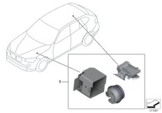 Zestaw doposażenia - autoalarm (03_0953) dla BMW X1 E84 X1 20dX SAV RUS