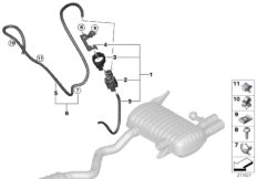 Sterowanie podciśnieniowe-przep. spalin (18_0612) dla BMW 3' E90 LCI 335i Lim USA