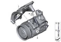 Sprężarka klimatyzacji/Elementy dod. (64_1697) dla BMW Z4 E89 Z4 35is Roa ECE