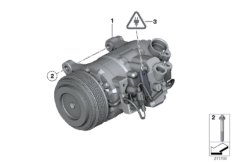 Compressore climatiz. - Ricambi Usati (64_2564) dla BMW 5' F11 LCI 518d Tou ECE