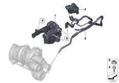 Sterowanie podciśnieniowe-turbospręż. (11_4556) dla MINI Cabrio R57 LCI Cooper S Cabrio ECE