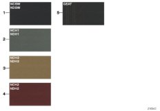 Strona z wzorem, kolor tapic. (01_0886) dla BMW 3' E90 M3 Lim ECE
