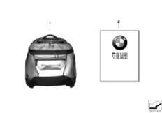 Torba softbag mała (77_0354) dla BMW F 650 GS (0218,0228) USA