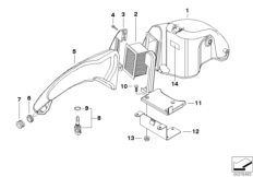 Filtr powietrza (13_0887) dla BMW G 650 GS 11 (0135) BRA