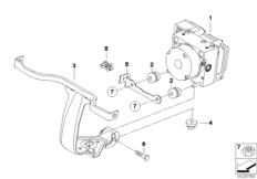 Modulator ciśnienia ABS (34_1878) dla BMW G 650 GS 11 (0188,0189) USA