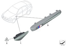 Lampa kierunkowskazu dodatkowego (63_0986) dla BMW X6 E71 X6 50iX SAC ECE
