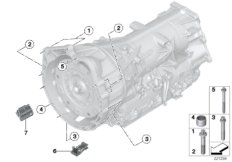 Skrzynia biegów, mocowanie (24_1234) dla BMW 5' F07 GT 535iX Gra USA
