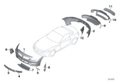 Doposażenie - pakiet aerodynamiczny M (03_0779) dla BMW Z4 E89 Z4 18i Roa ECE