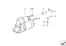 Rozrusznik (12_1017) dla BMW R 1150 R Rockster (0308,0318) ECE