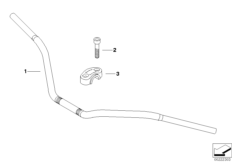 Kierownica (32_1958) dla BMW R 1200 Montauk 03 (0309,0319) ECE