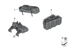 Uchwyt sterowników nadwozia i modułów (61_2695) dla BMW X3 F25 X3 18d SAV ECE