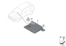 Bluetooth antenna (84_0805) dla BMW X6 E71 X6 35dX SAC ECE