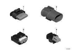 Various plug terminals (12_1629) dla MINI Roadster R59 Coop.S JCW Roadster ECE