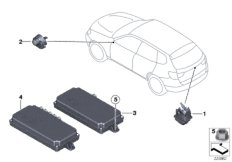 Kamera Rear- / Top-Rear-View (66_0221) dla BMW X3 F25 X3 35iX SAV ECE