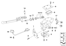 Poj. elem. armatury sprzęgła (32_0929) dla BMW K 1200 GT 01 (0548,0558) ECE