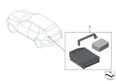 Zestaw doposażenia - zmieniarka DVD (03_1196) dla BMW X3 F25 X3 20dX SAV ECE
